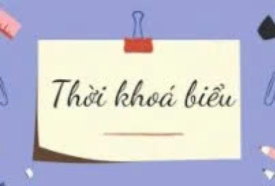 Thời khóa biểu Học kỳ 1 - Năm học 2026-2027