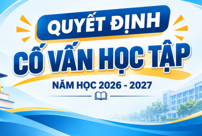 Quyết định về việc ban hành quy định về công tác cố vấn học tập